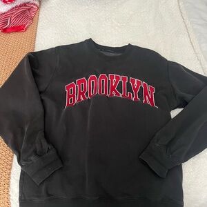 Brandy Melville Black Brooklyn Hoodie